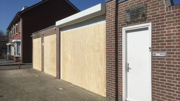 De garage aan de Sparrenweg (foto: Willem-Jan Joachems) 