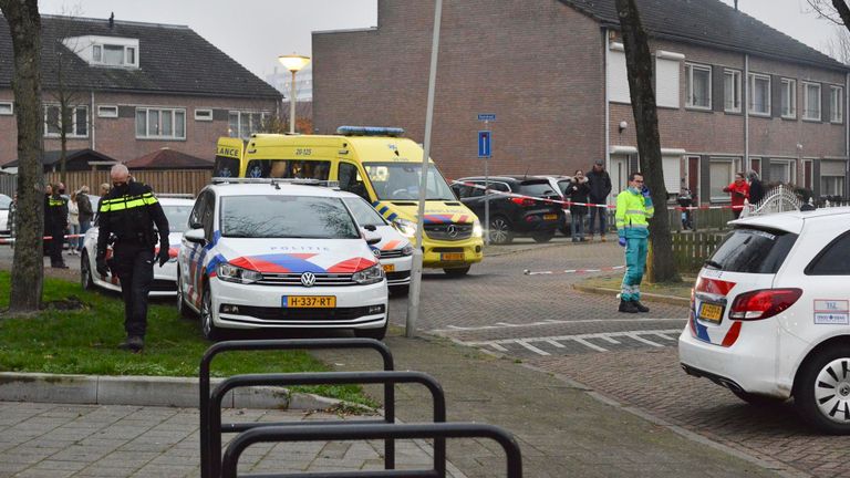 De hulpdiensten rukten groot uit (foto: SQ Vision).