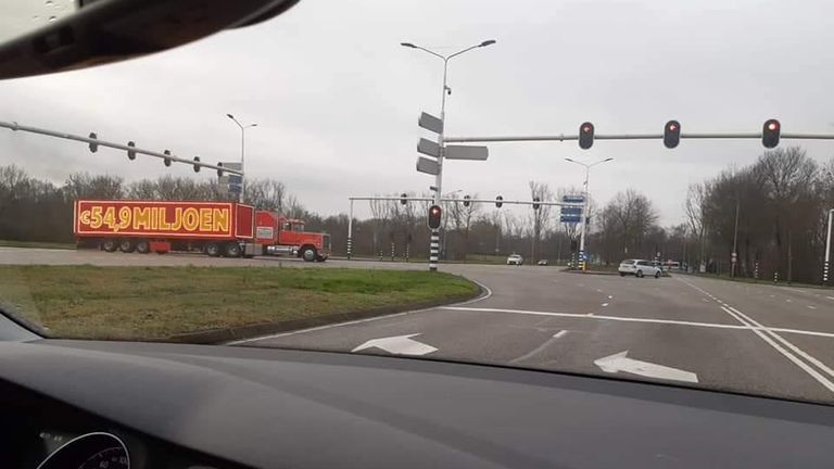 De truck is ook in Den Bosch gesignaleerd.