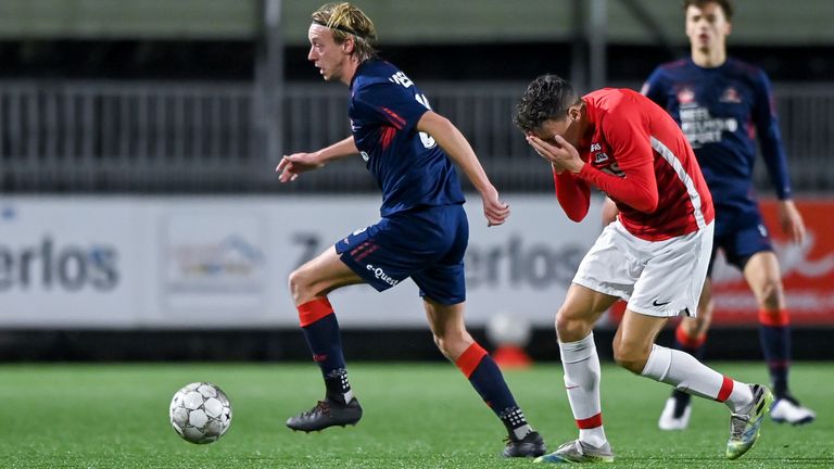 Gaétan Bosiers is zijn tegenstander te vlug af (Foto: Orange Pictures/Patrick Goosen)