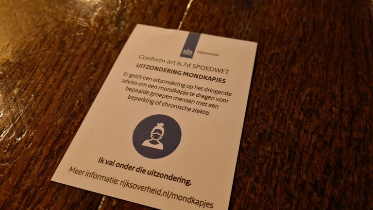 De medische verklaring (foto: Omroep Brabant)