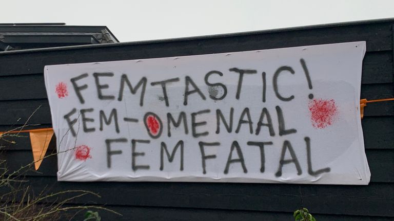 Spandoek voor Fem (foto: Eva de Schipper).