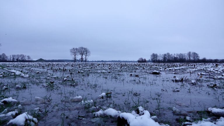 Het was mooi wakker worden in het zuidoosten van Brabant (foto: Ben Saanen).