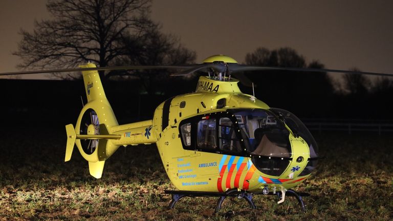 Er werd onder meer een traumahelikopter opgeroepen (foto: SQ Vision).