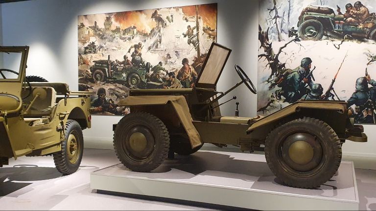 Een van de jeeps die te zien is in het Oorlogsmuseum in Overloon, de Crosley Pup (foto: Oorlogsmuseum Overloon).