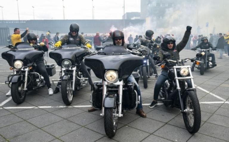 Deze motorrijders steunen NAC. Foto: Marcel van Dorst.