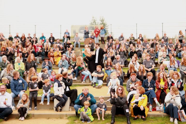 De groepsfoto (foto: Redhead Days).