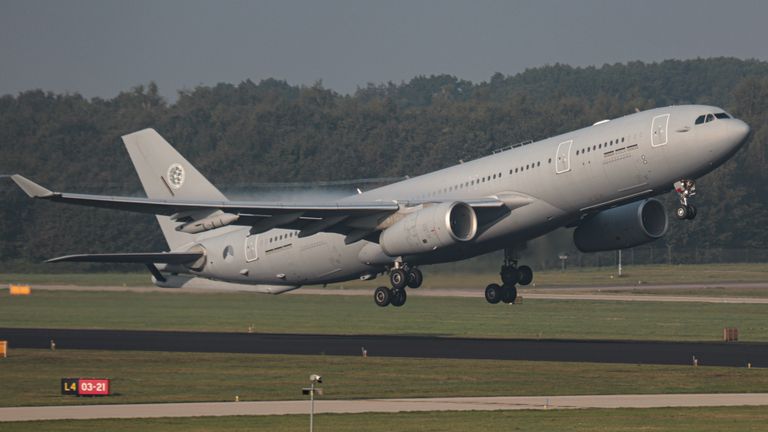 De Airbus A330-MRT (foto: Corrado Francke).