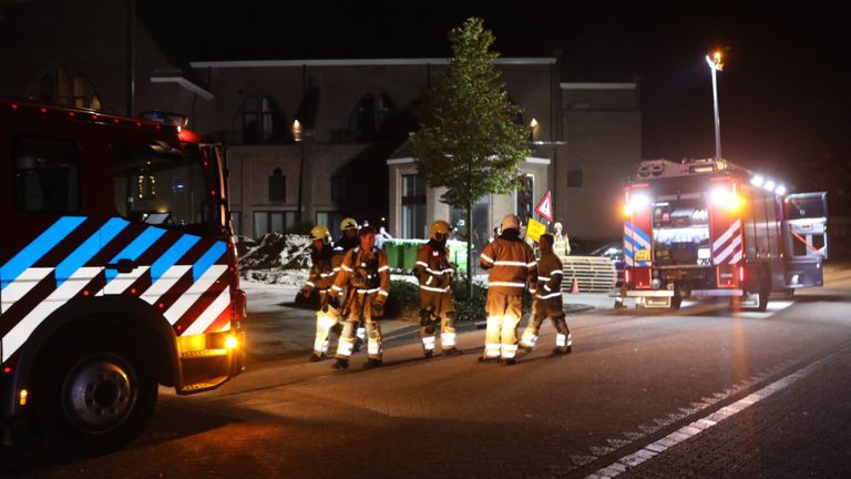 De brandweer was snel paraat (foto: Sander van Gils/SQ Vision Mediaprodukties).