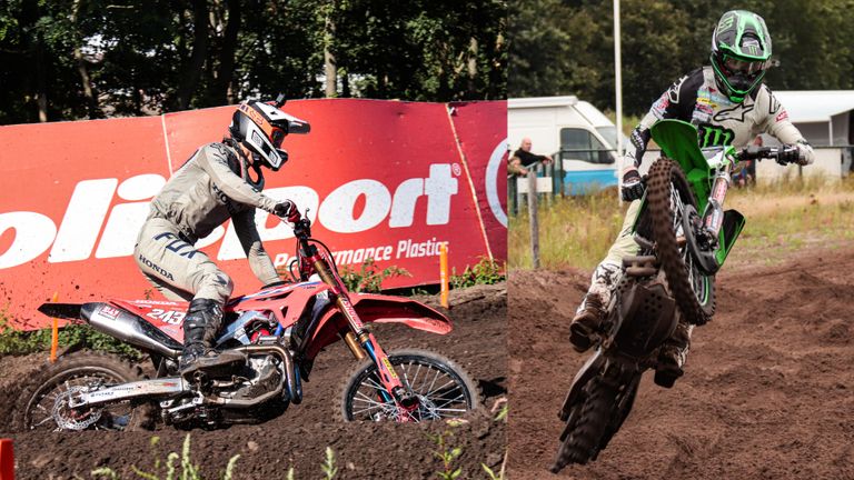 Links Tim Gajser, rechts Romain Febvre (foto: Corrado Francke/Motonews).