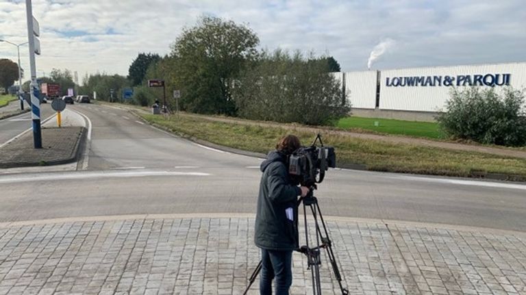 Opnamen van de reconstructie voor Bureau Brabant (foto: politie).