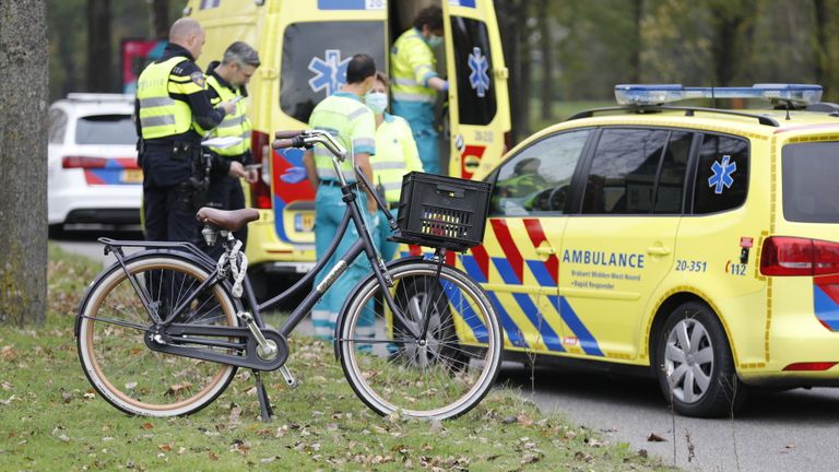 De fiets die werd geraakt (foto: Christian Traets/SQ Vision Mediaprodukties).