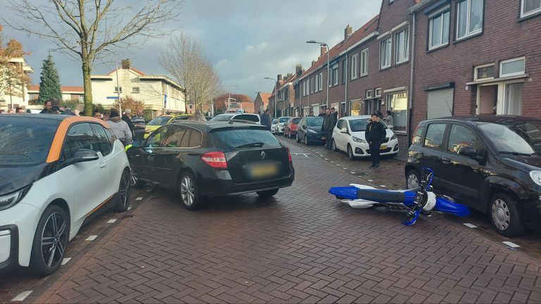 De aanrijding vond plaats op de Wagenaarstraat in Tilburg (foto: Corrado Francke).