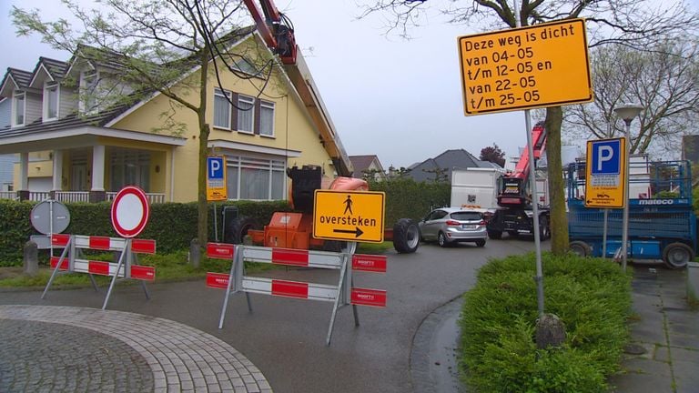 Straten zijn afgesloten voor de opnames.