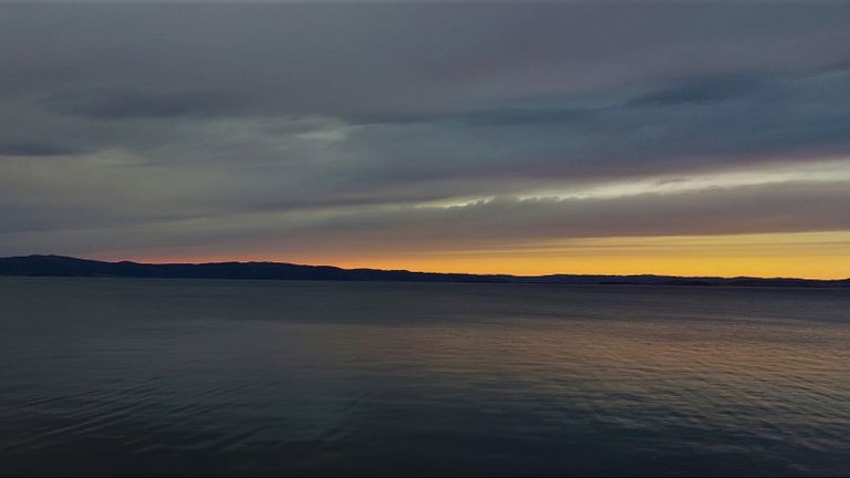 Het uitzicht vanuit de trein