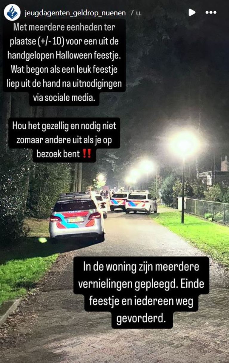 Foto: Instagram jeugdagenten Geldrop-Nuenen