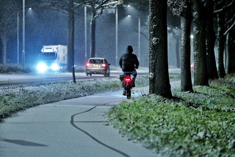 Een laagje sneeuw in Udenhout (foto: Toby de Kort).
