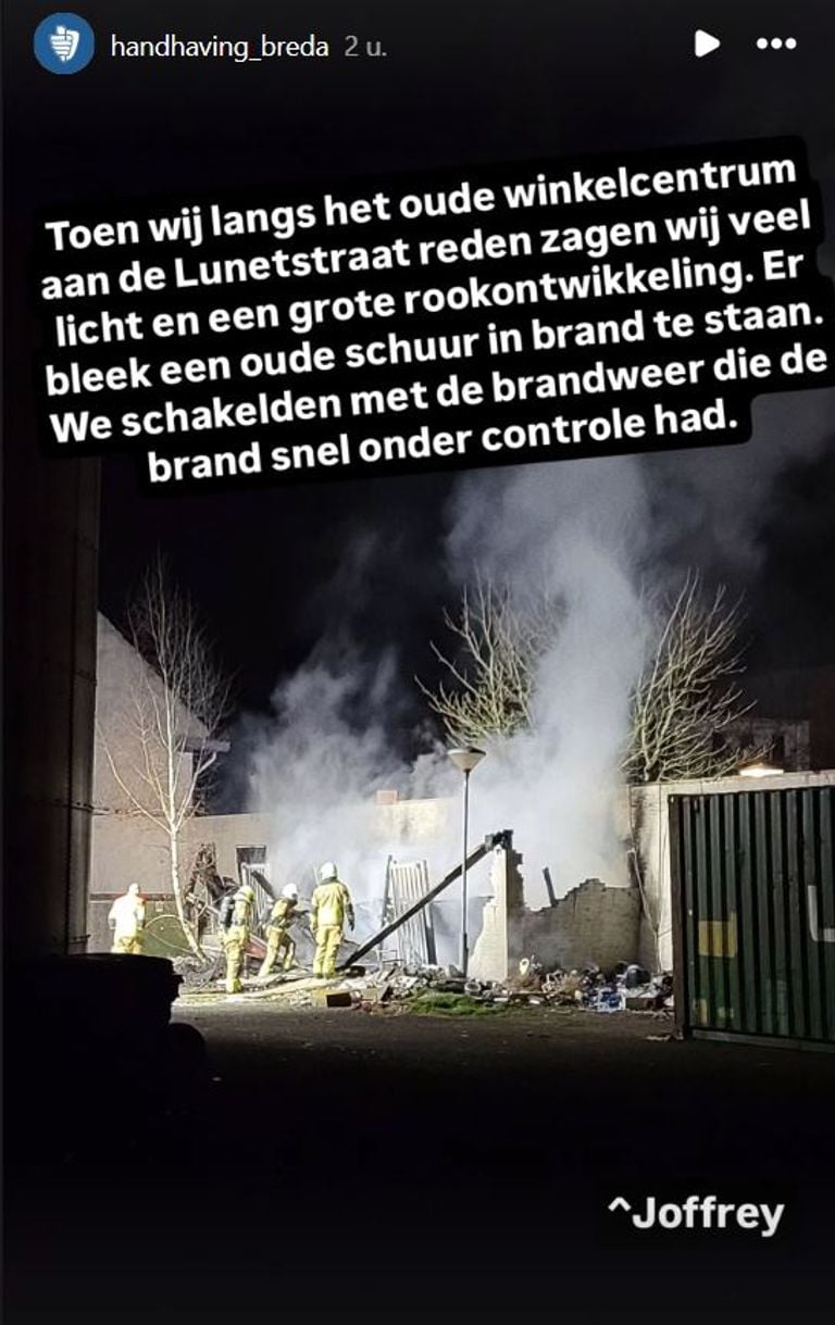 Foto: Instagram handhaving Breda