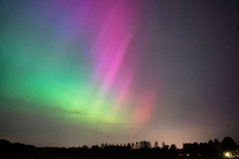 Kleurenpracht boven Boxtel (foto: Johan van de Ven).