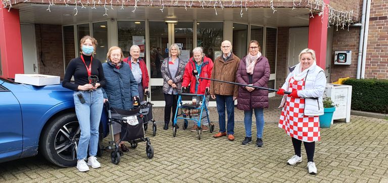 Bij woonzorgcentum Mariahove in Ossendrecht werd Christel met open armen ontvangen