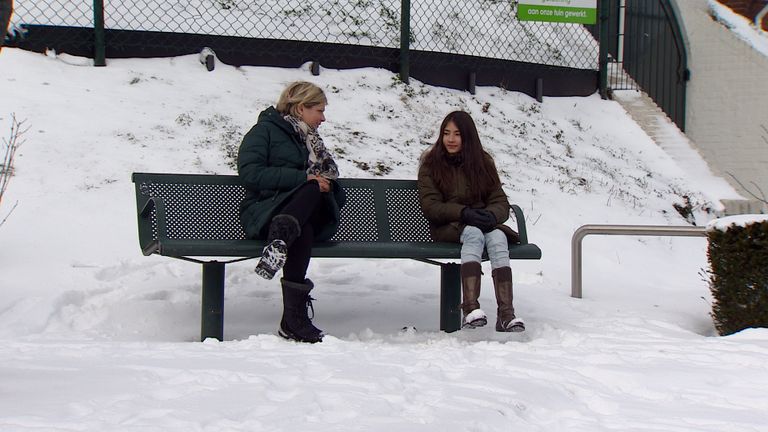 Anna met Samaria, de oudste dochter van haar broer Sam.