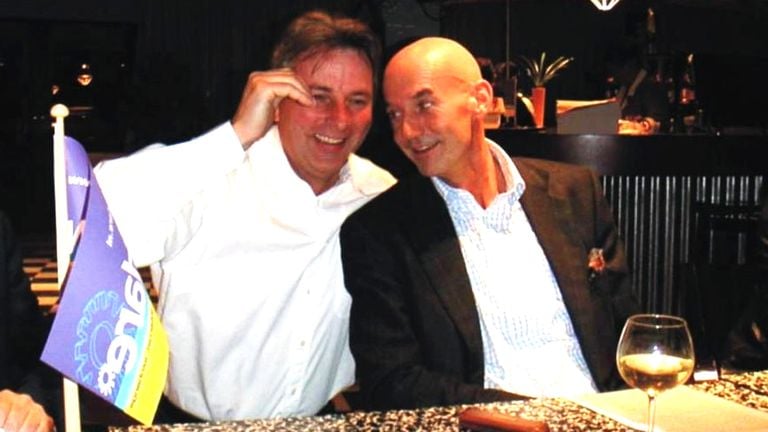 Hans Smolders met Pim Fortuyn (foto: Hans Smolders).