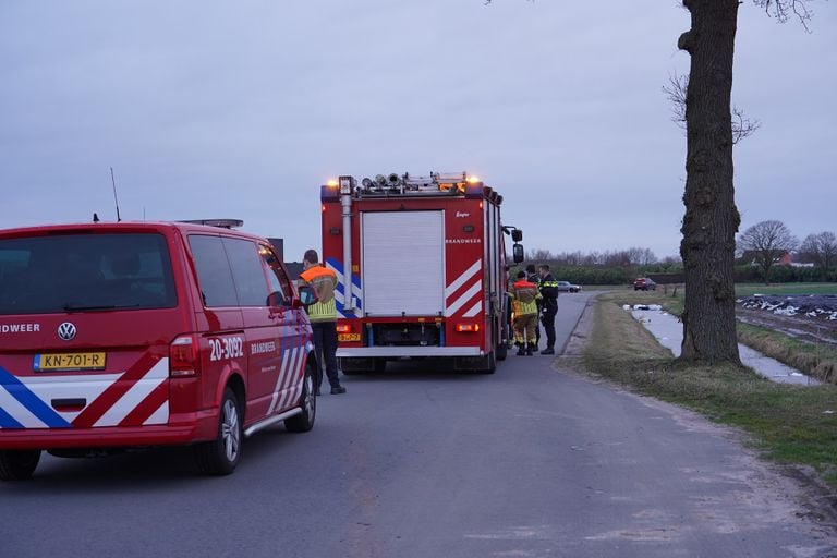 Brandweer en politie werden gealarmeerd (foto: Jeroen Stuve/SQ Vision).