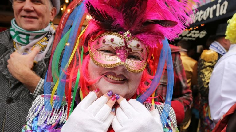 "Ik kom al zeker tien jaar naar Breda om te genieten van de optocht." (Foto: Karin Kamp)