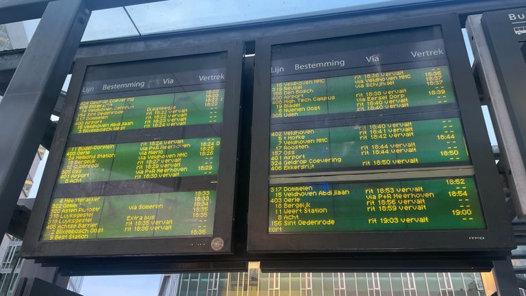 De kans bestaat dat busdiensten van Hermes uitvallen (foto: Hans Janssen).