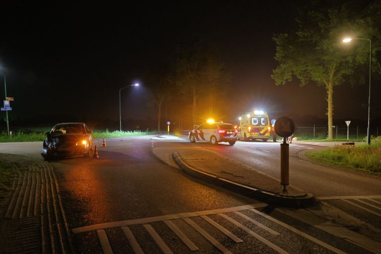 Een deel van de kruising werd afgesloten (foto: Persbureau SK-Media/SQ Vision).