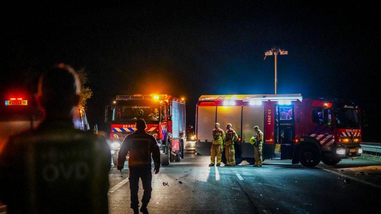 Ook de brandweer werd ingezet (foto: SQ Vision).