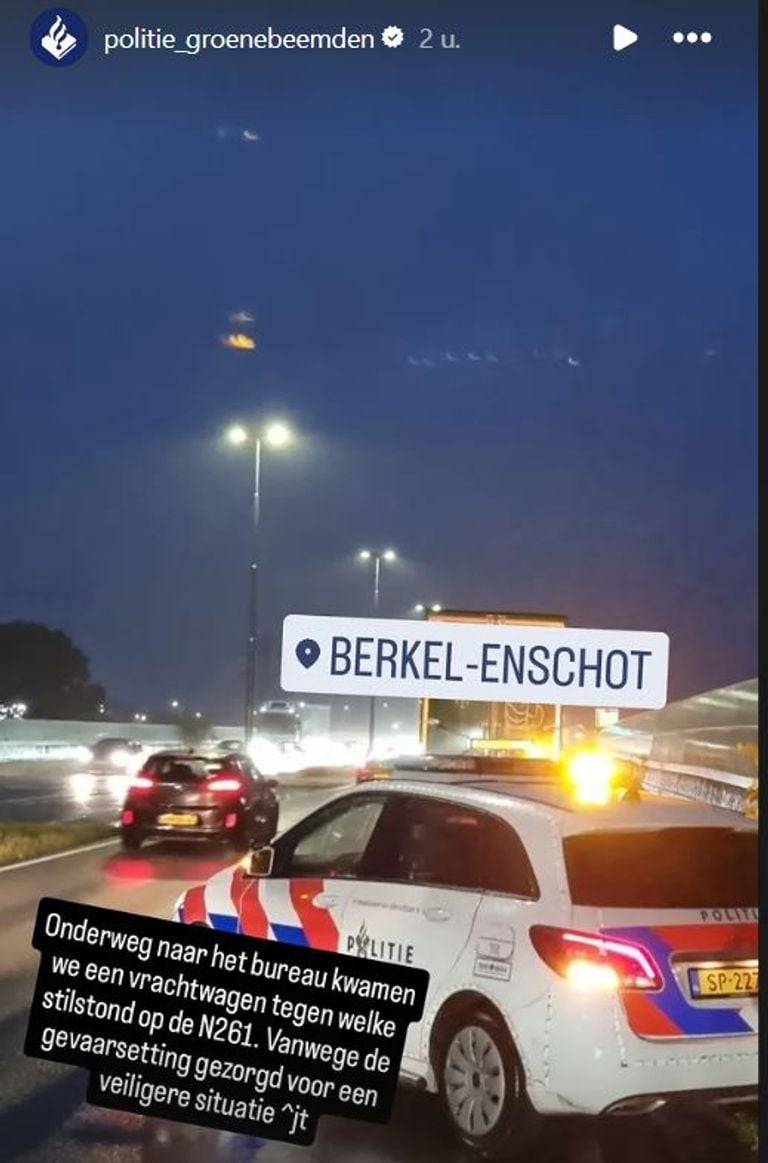 Foto: Instagram politie Groene Beemden