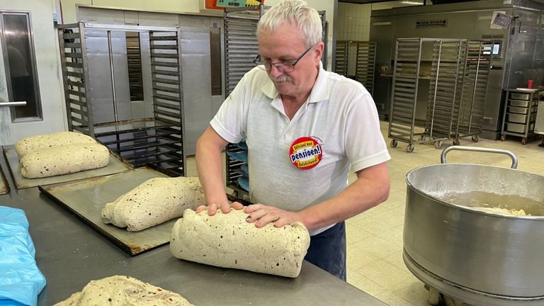 Jos de Louw op zijn laatste werkdag (foto: Jos Verkuijlen).