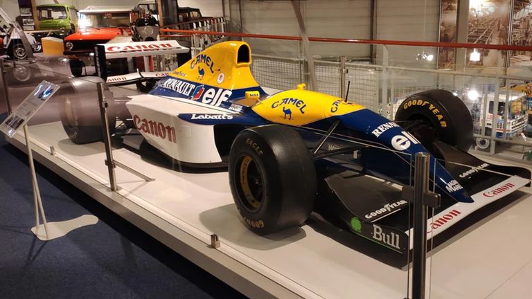 Williams FW15C met een CVT-versnellingsbak van DAF (foto: DAF Museum/Ad van Geel)