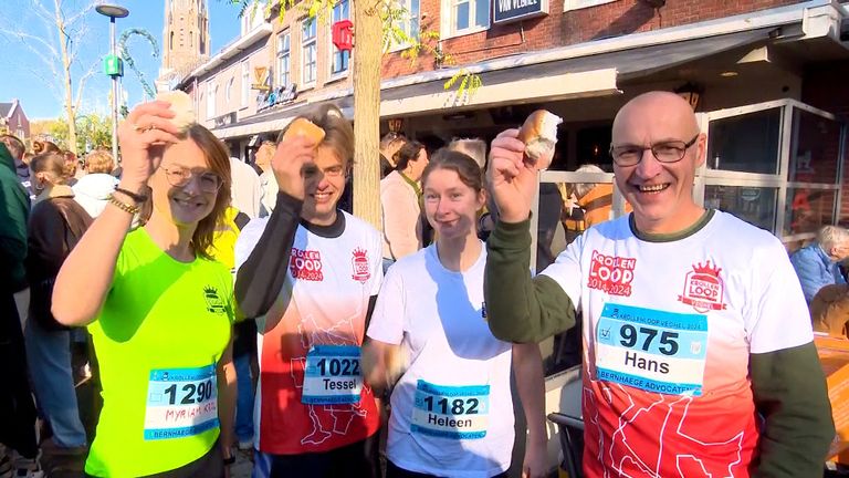 Na de wedstrijd worden alle deelnemers beloond met een Krol met boter en speculaas (foto: Imke van de Laar).