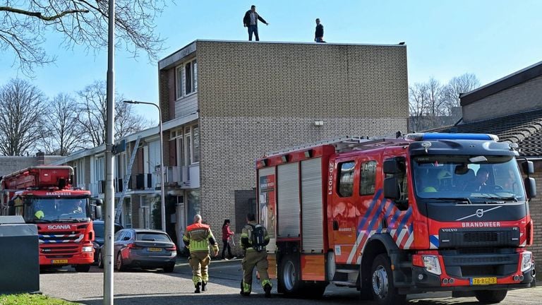 De brand was snel geblust (foto: Toby de Kort/Persbureau Heitink).