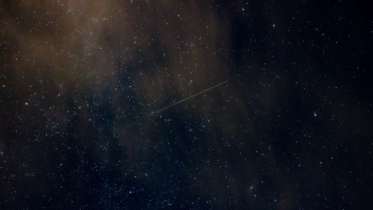 De sterrenregen gezien vanaf het Dak van Brabant in Mierlo (foto: Ricardo Paz Belvis).