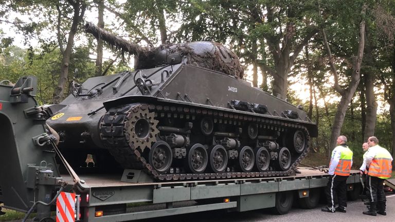 Shermantank ook in 2019 (75 jaar) te gast in Bergen op Zoom (foto: Willem-Jan Joachems).