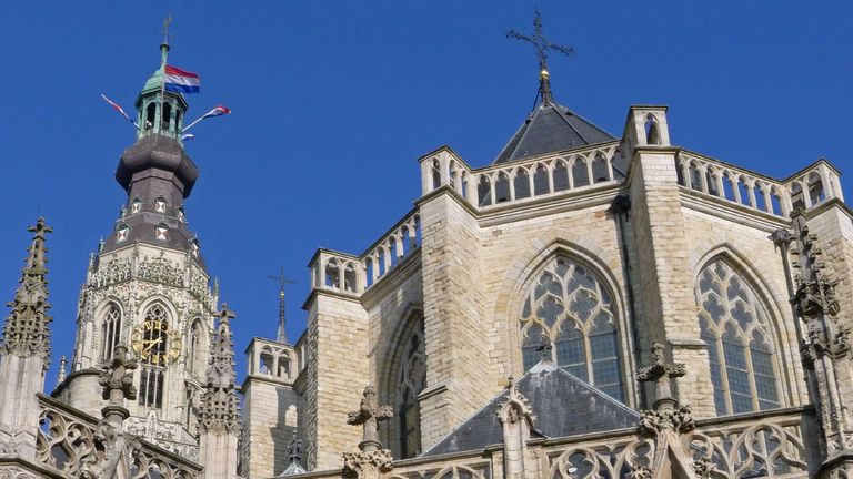 De Grote of Onze-Lieve-Vrouwekerk in Breda (foto: Jan Korebrits).