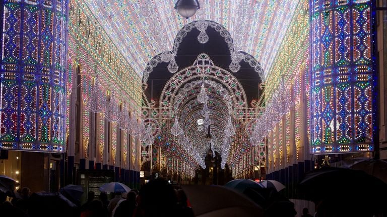 Tunnel Rinascimentale is te zien in de Rechtestraat in Eindhoven.