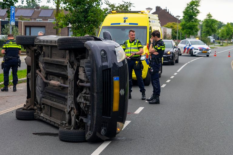 Hoe het ongeluk in Oss kon gebeuren, wordt onderzocht (foto: Gabor Heeres/SQ Vision).