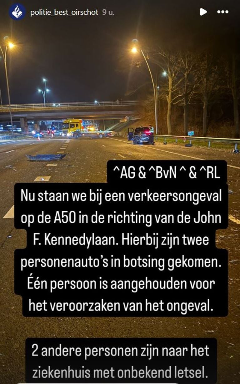 Foto: Instagram politie Best-Oirschot