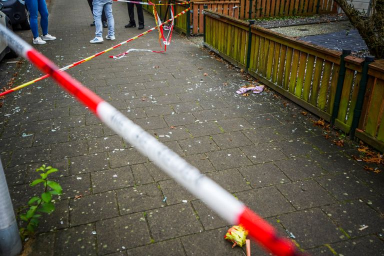 Een deel van de buurt was vrijdagmorgen nog afgezet (foto: SQ Vision).