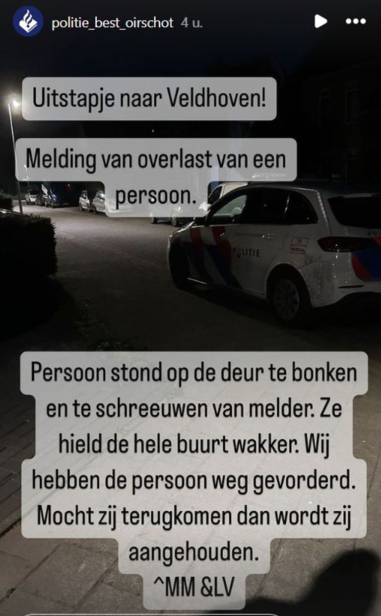 Foto: Instagram politie Best-Oirschot