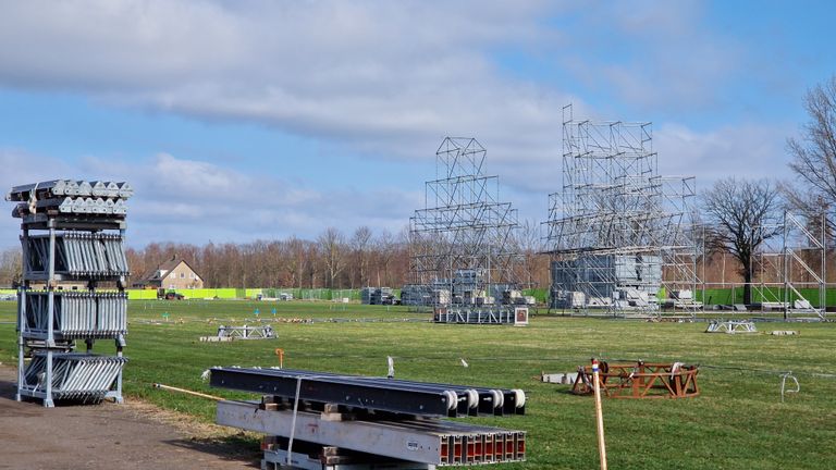 Opbouw Paaspop 2023 (foto: Noël van Hooft)