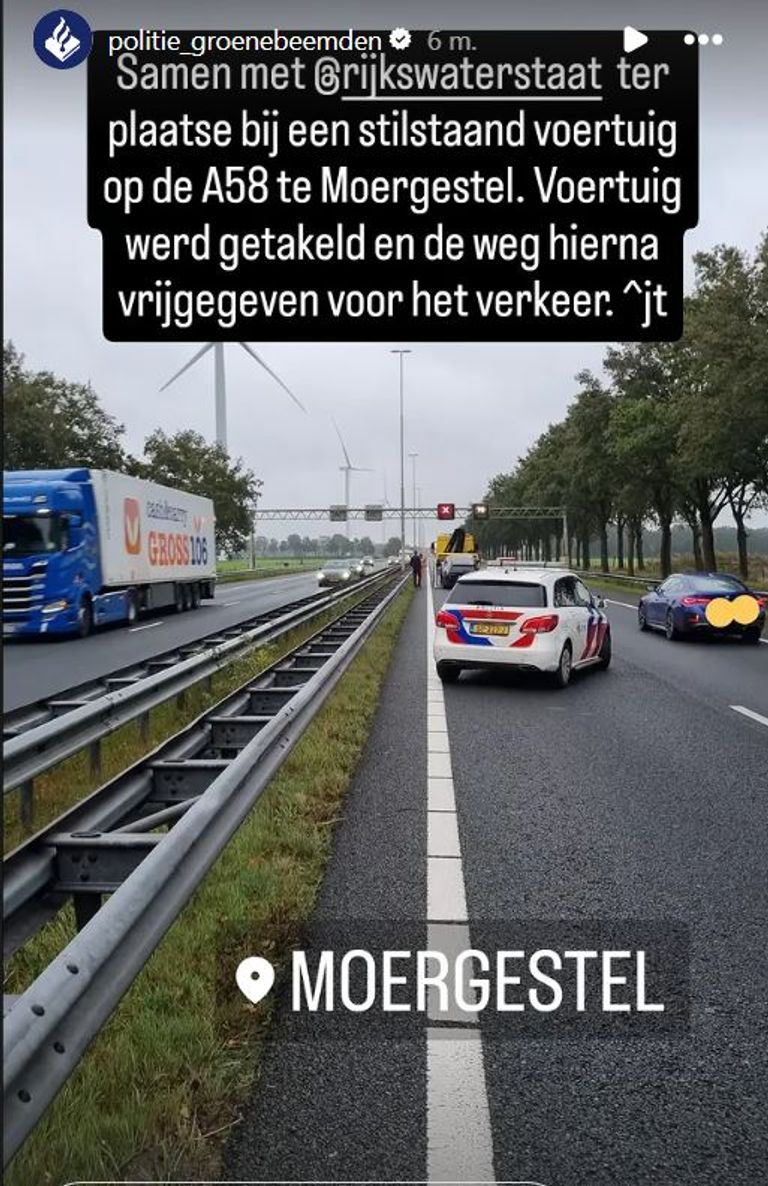 Foto: Instagram politie Groene Beemden