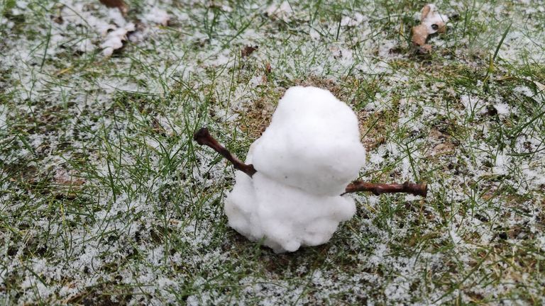Sneeuwpop (foto: Ancélla van den Broek).