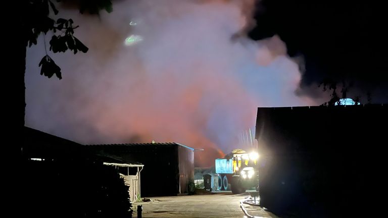 Brand aan de Zeelandsedreef in Schaijk.