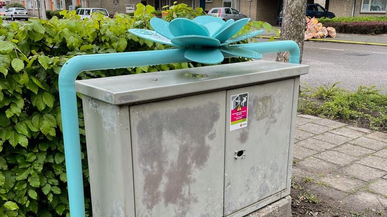 Comfortabel zitten is er door de bloemen niet meer bij. (Foto: Benjamin Scheltema)