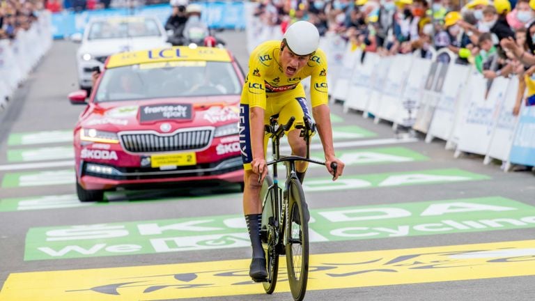 Van der Poel wist vriend en vijand te verrassen in de tijdrit (foto: OrangePictures).